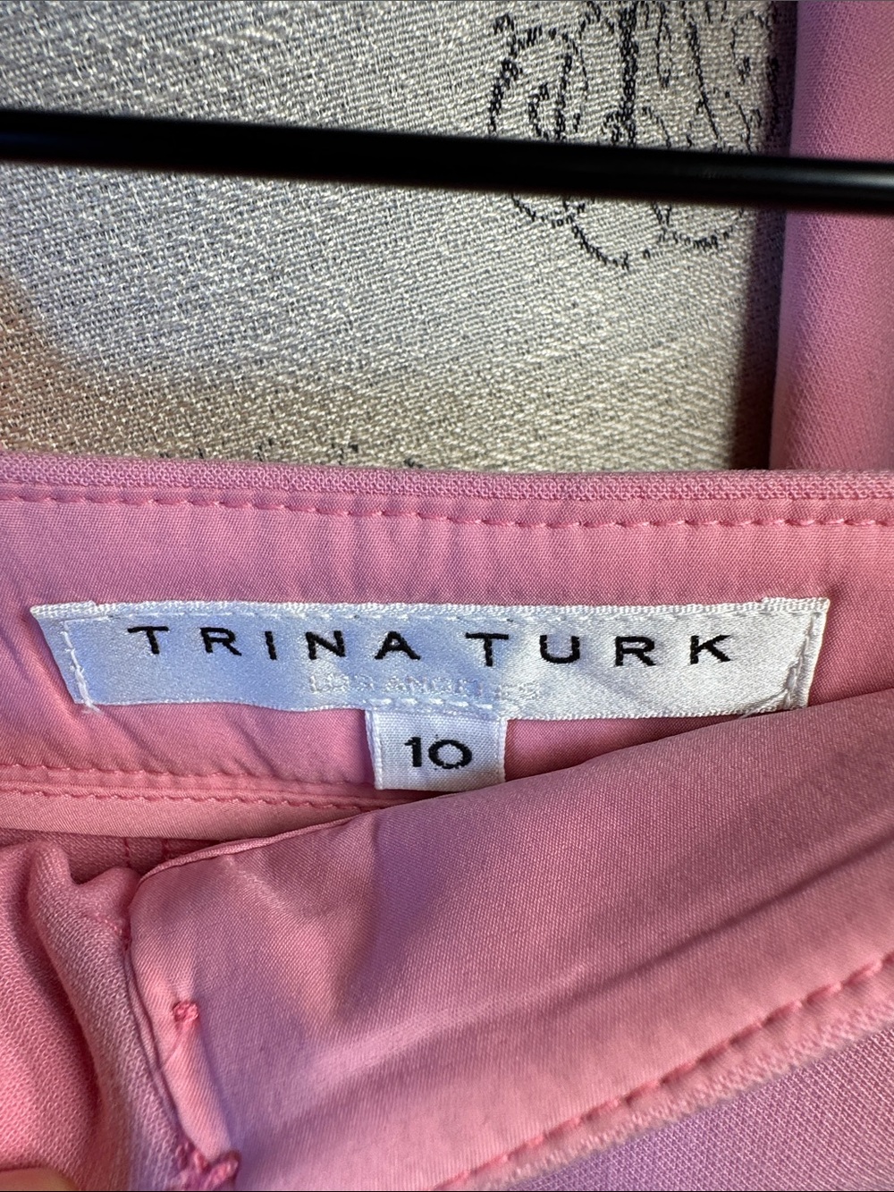 Trina Turk Pink Single-Button Blazer with shorts 12 jacket 10 shorts - Picture 3 of 7